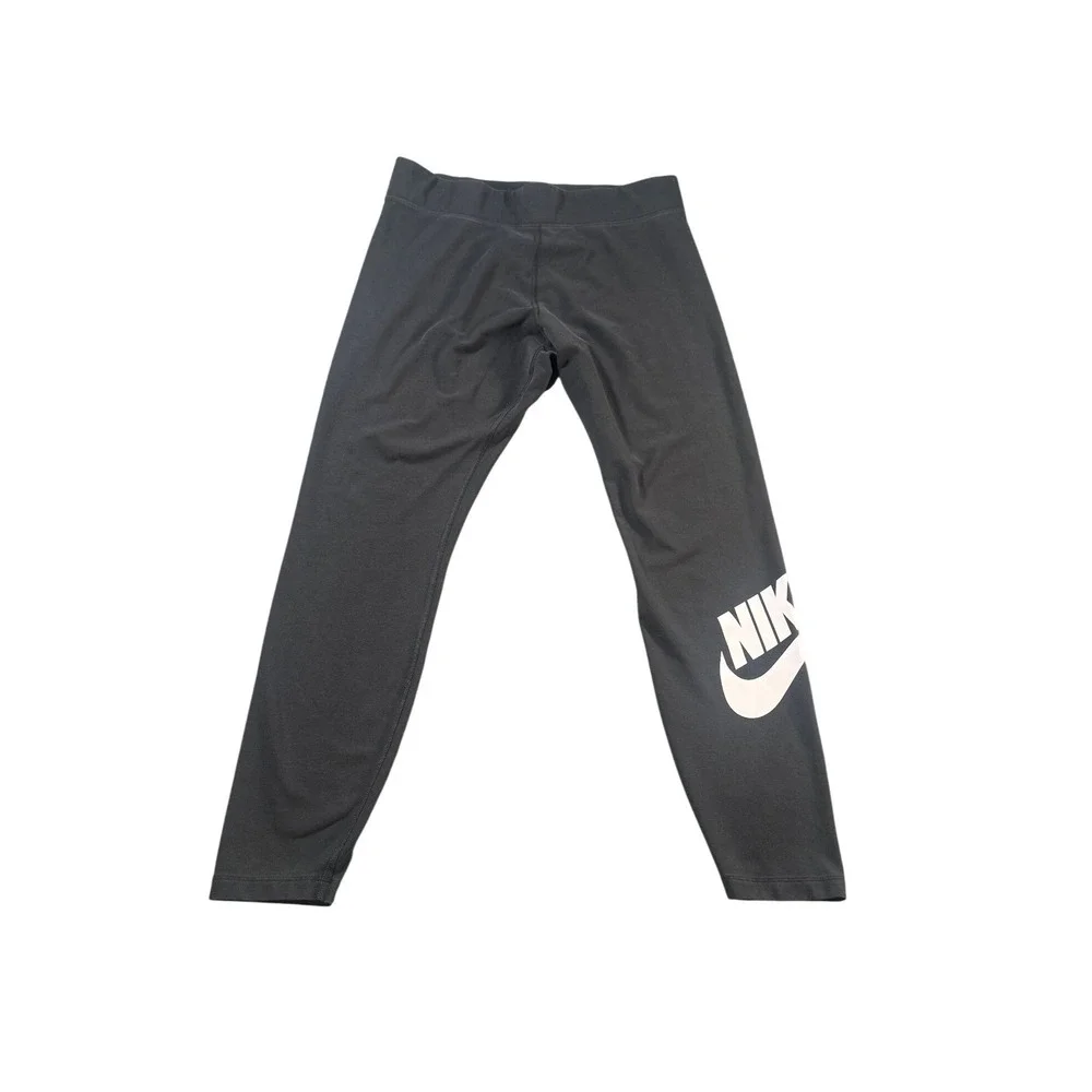 Nike Sportswear Women Black Futura Logo Leggings Size XL Activewear